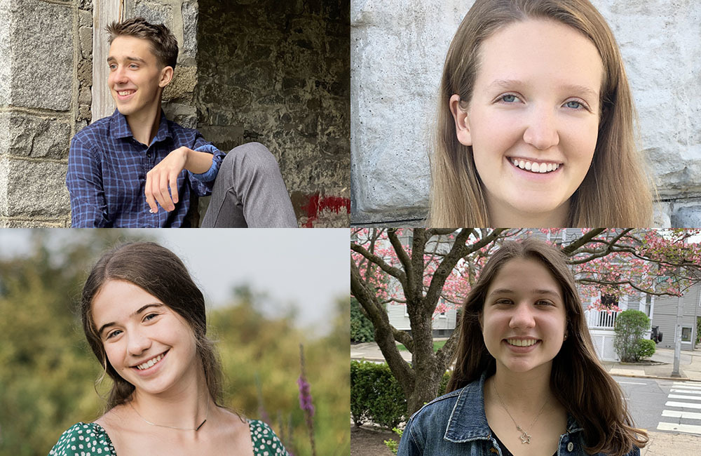 National Merit Semifinalists. Oscar Gustafson, Sarah Hagan, Claire McDonald and Clara Parker