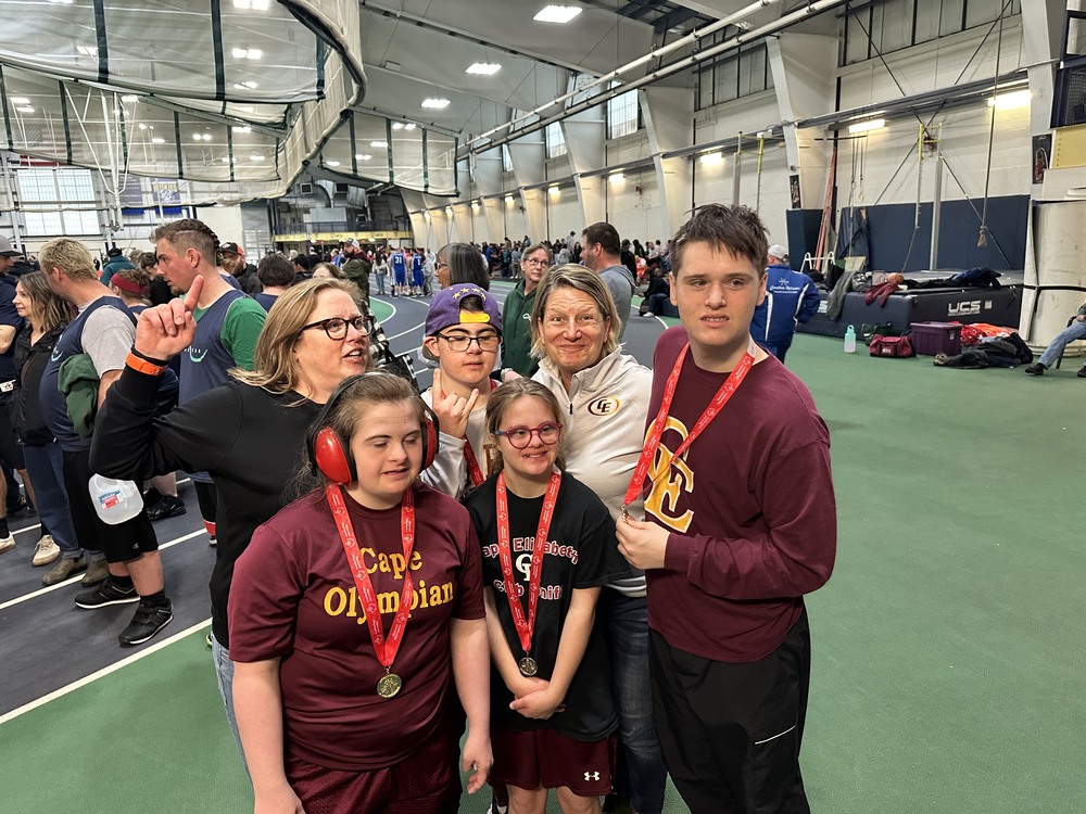 CE Students at the Maine State Special Olympic Basketball tournament