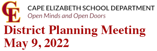 District Planning Committee May 9th, 2022