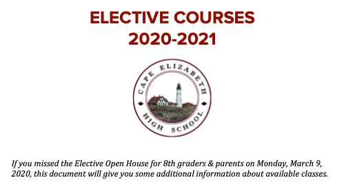 8th Grade Electives Open House
