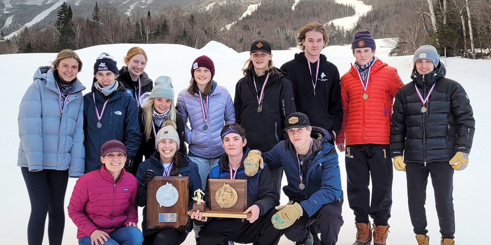 CEHS alpine ski team at Saddleback Mountain state championships