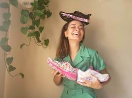 Noelle Webster designs funky footwear for Brooks Running