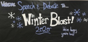 Speech & Debate host "Winter Blast 2020" competition