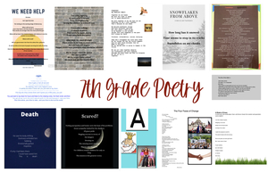 Celebrating Our 7th Grade Poets