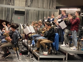 Cape High School musicians at the Maine music educators jazz all state honors festival